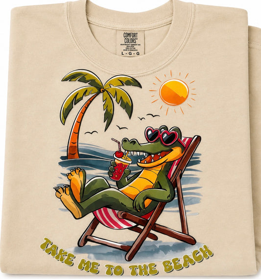 Take Me To The Beach Crocodile