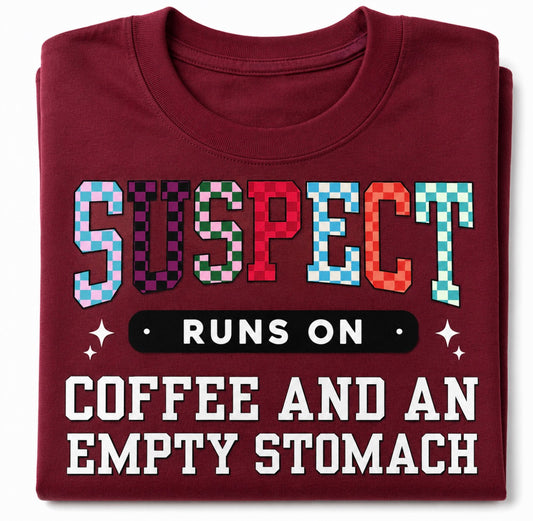 Suspect Runs On Coffee And Empty Stomach
