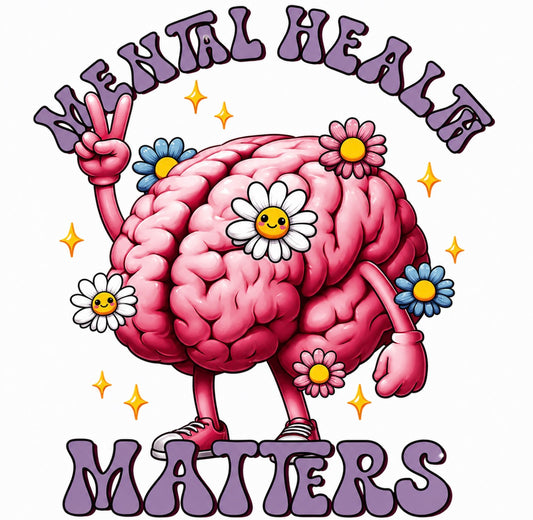 Mental Health Matters DTF design
