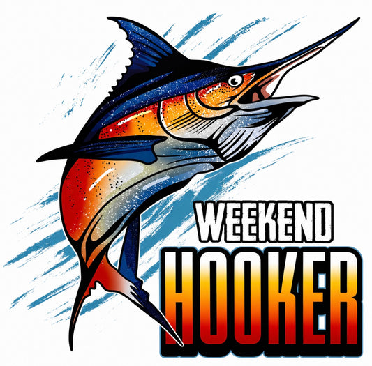 Weekend Hooker Fishing  Design