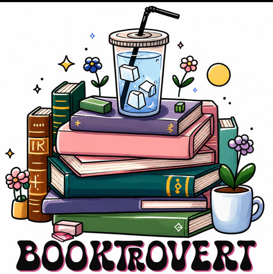 BOOKTROVERT Inspired  DTF Transfer