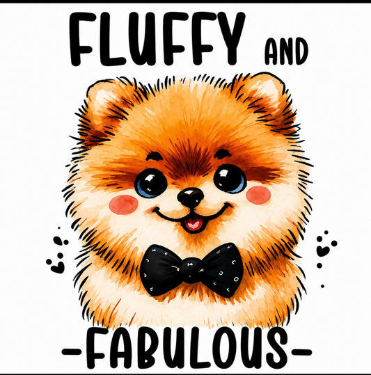 Fluffy & Fabulous Pet DTF Design